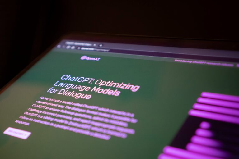 Image showcasing Chat GPT in action, a person conversing with an AI-powered virtual assistant.